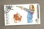 Stamps : Europe : Bulgaria :  Campeonato de pentatlon para mujeres