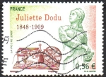 Stamps France -  JULIETTE  DODU  (1848-1909)  