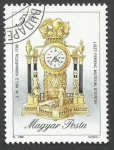 Stamps : Europe : Hungary :  Mantel clock, 1790