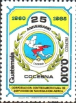 Stamps : America : Guatemala :  25th  ANIVERSARIO  DE  COCESNA