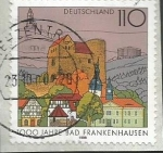 Stamps : Europe : Germany :  The 1000th Anniversary of the Bad Frankenhausen