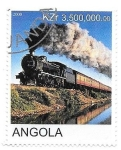 Sellos de Africa - Angola -  trenes