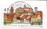 Stamps Germany -  Kronach, 1000 years