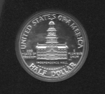 monedas del Mundo : America : Estados_Unidos :  UNITED  STATES  OF  AMÉRICA.  CASA  DE  LA  INDEPENDENCIA.  HALF  DOLLAR.  (Reverso)