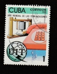 Stamps Cuba -  Año mundial de las comunicaciones