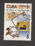 Sellos de America - Cuba -  Año mundial de las comunicaciones
