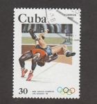 Stamps Cuba -  J.O. Lod Angeles 84