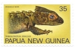 Sellos de Oceania - Pap�a Nueva Guinea -  reptiles