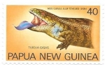 Sellos de Oceania - Pap�a Nueva Guinea -  reptiles