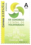 Sellos de Europa - Espa�a -  XX congreso voluntariado