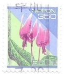 Stamps Japan -  flores