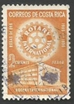 Stamps : America : Costa_Rica :  Club Rotarios - Hospital