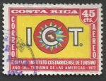 Stamps : America : Costa_Rica :  Emblema Instituto Costarricense de Turismo (1972)