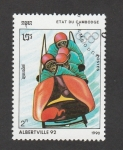 Stamps Cambodia -  J.O. de Ivierno Albertville