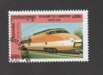 Stamps Cambodia -  Tren de alta velocidad