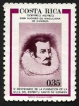 Stamps Costa Rica -  Alonso de Anguciana de Gamboa