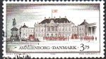 Stamps Denmark -  CASTILLO  DE  AMALIENBORG  EN  DINAMARCA