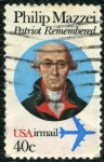 Stamps United States -  Philiph Mazzei