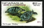 Sellos de America - Nicaragua -  Protected Sea Turtles