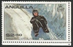 Sellos de America - Anguila -  1980 Olympic Winter Games - Lake Placid