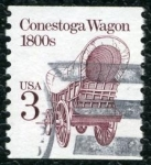 Stamps United States -  Conestoga Wagon