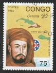 Stamps : Africa : Republic_of_the_Congo :  953 - Juan de la Cosa,navegante