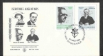 Stamps Argentina -  1334-1335 SPD Escritores Argentinos