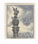 Sellos de Europa - Espa�a -  Edifil 1643. Monumento a Colón