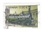 Stamps Spain -  150 Aniversario ferrocarril Tarragona-Martorell