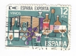 Stamps : Europe : Spain :  Edifil 2627.España exporta vinos(intercambio)
