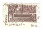 Stamps : Europe : Spain :  Edifil 3287.Dia del sello 1994.(intercambio)