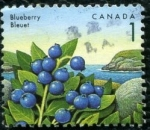 Stamps : America : Canada :  Blueberry