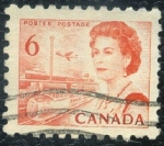 Stamps : America : Canada :   Queen Elizabeth II, Transport and Communications