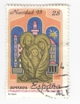 Stamps Spain -  Edifil 3274. Navidad 1993(intercambio)
