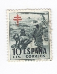 Stamps Spain -  Edifil 1104. Pro-tuberculosos