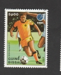 Stamps Guinea Bissau -  Copa mundial futbol 86