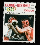 Sellos de Africa - Guinea Bissau -  J.O. Barcelona 92