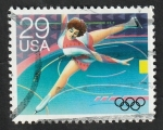 Stamps United States -  2001 - Olimpiadas de invierno 1992 en Albertville