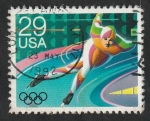 Stamps United States -  2002 - Olimpiadas de invierno 1992 en Albertville