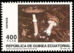 Sellos de Africa - Guinea Ecuatorial -  Micología - Amanita pantera