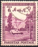 Stamps Pakistan -  PAISAJE  DE  MONTAÑA  CERCA  DE  KAGAN  DISTRITO  DE  HASARA