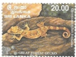 Stamps Sri Lanka -  reptiles