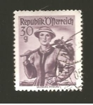 Stamps Austria -  INTERCAMBIO