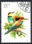 Stamps Hungary -  PROTECCIÓN  DE  AVES.  GYURGYALAG  MEROPS  APIASTER.