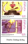 Stamps Spain -  HISTORIA  DE  ESPAÑA  III.  MOTÍN  DE  ESQUILACHE  Y  GODOY.