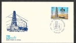 Stamps Argentina -  1401 - SPD LXXV Aniversario del Descubrimiento de Petróleo (Comodoro Rivadavia)
