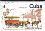 Stamps Cuba -  CARRUAJES ANTIGUOS-   GUAGUA