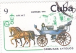 Stamps Cuba -  CARRUAJES ANTIGUOS- BREAKE