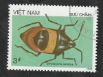 Sellos de Asia - Vietnam -  753 - Insecto