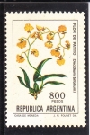 Stamps Argentina -  FLORES- FLOR DEL PATITO